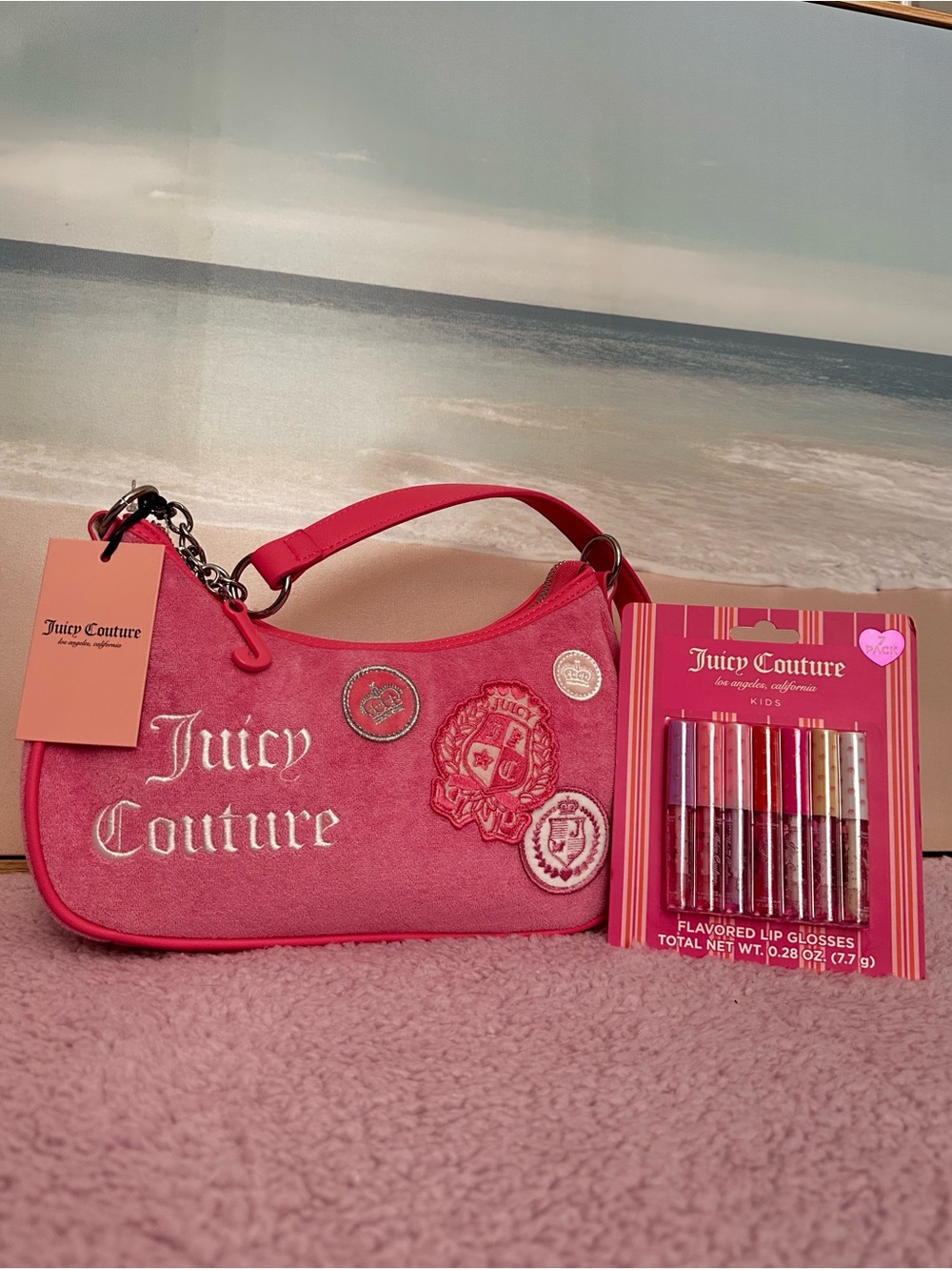 Juicy Couture Light Pink Shoulder Bag